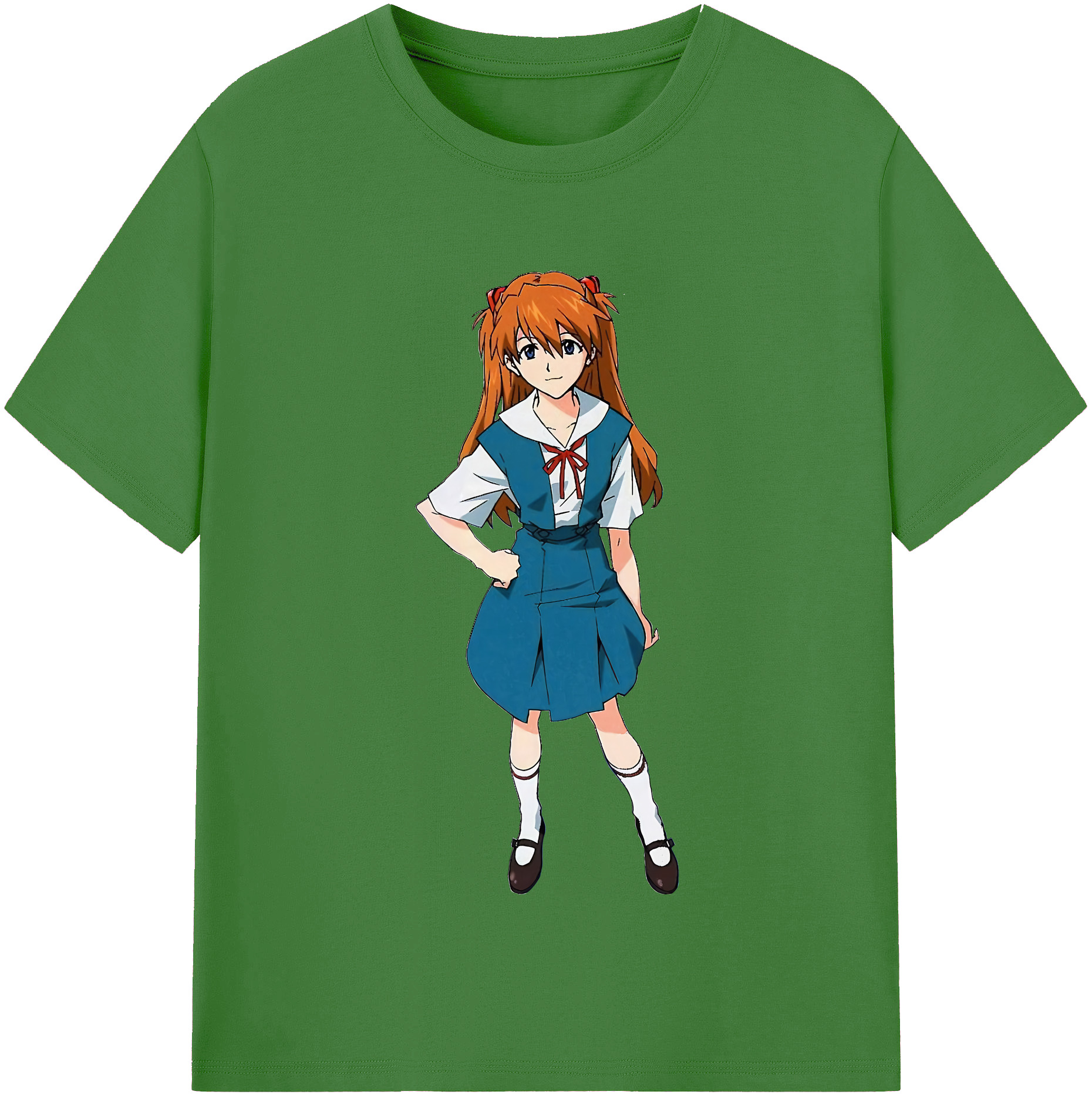 （画像用） EVA 新世紀エヴァンゲリオン レディースカジュアルプリントTシャツ（綿100％）